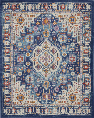 Nourison Passion PSN29 Blue/Multicolor Area Rug