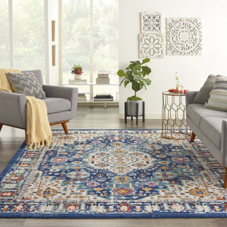 Nourison Passion PSN29 Blue/Multicolor Area Rug