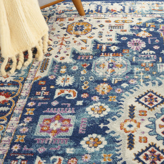 Nourison Passion PSN29 Blue/Multicolor Area Rug