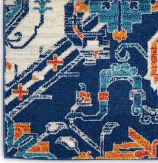 Nourison Passion PSN31 Blue/Multicolor Area Rug