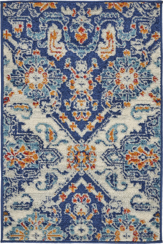 Nourison Passion PSN31 Blue/Multicolor Area Rug