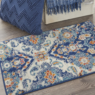 Nourison Passion PSN31 Blue/Multicolor Area Rug