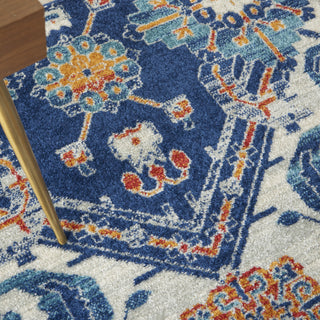 Nourison Passion PSN31 Blue/Multicolor Area Rug