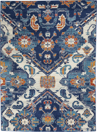 Nourison Passion PSN31 Blue/Multicolor Area Rug