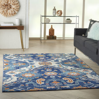 Nourison Passion PSN31 Blue/Multicolor Area Rug