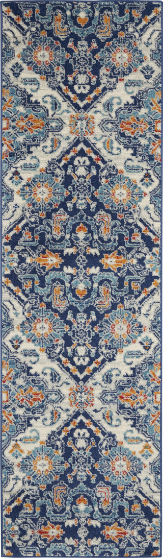 Nourison Passion PSN31 Blue/Multicolor Area Rug