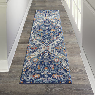 Nourison Passion PSN31 Blue/Multicolor Area Rug