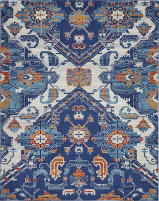 Nourison Passion PSN31 Blue/Multicolor Area Rug