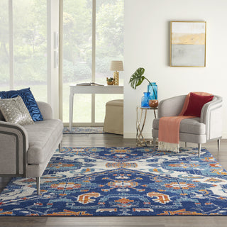 Nourison Passion PSN31 Blue/Multicolor Area Rug