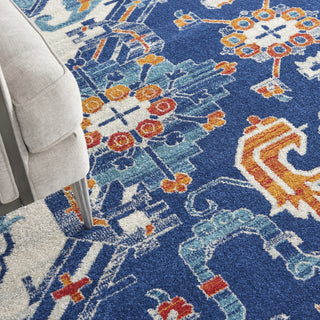 Nourison Passion PSN31 Blue/Multicolor Area Rug