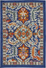 Nourison Passion PSN32 Blue/Multicolor Area Rug
