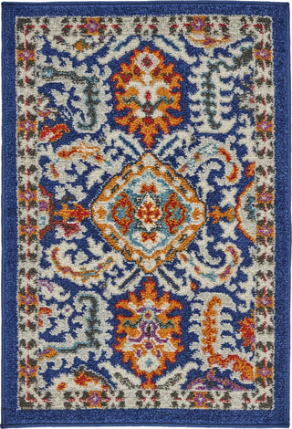 Nourison Passion PSN32 Blue/Multicolor Area Rug