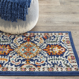 Nourison Passion PSN32 Blue/Multicolor Area Rug