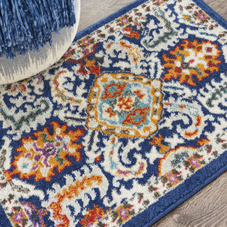 Nourison Passion PSN32 Blue/Multicolor Area Rug