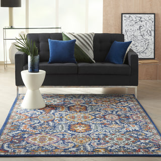 Nourison Passion PSN32 Blue/Multicolor Area Rug