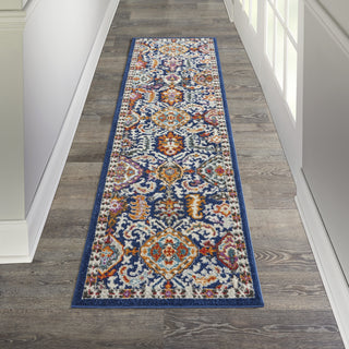 Nourison Passion PSN32 Blue/Multicolor Area Rug