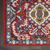 Nourison Passion PSN32 Red Multi Colored Area Rug