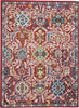 Nourison Passion PSN32 Red Multi Colored Area Rug