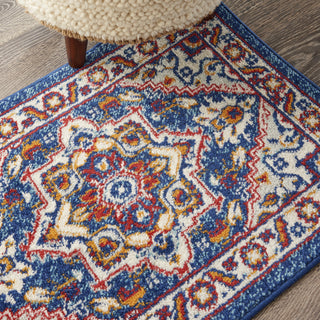 Nourison Passion PSN33 Blue/Multicolor Area Rug