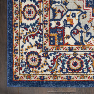 Nourison Passion PSN33 Blue/Multicolor Area Rug