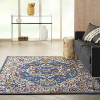 Nourison Passion PSN33 Blue/Multicolor Area Rug