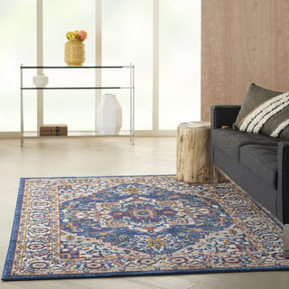 Nourison Passion PSN33 Blue/Multicolor Area Rug