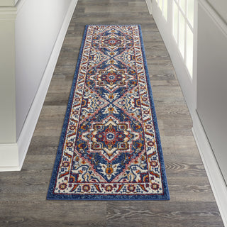 Nourison Passion PSN33 Blue/Multicolor Area Rug