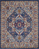Nourison Passion PSN33 Blue/Multicolor Area Rug