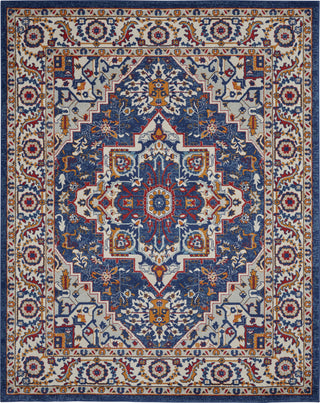 Nourison Passion PSN33 Blue/Multicolor Area Rug