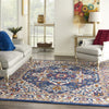 Nourison Passion PSN33 Blue/Multicolor Area Rug