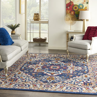 Nourison Passion PSN33 Blue/Multicolor Area Rug