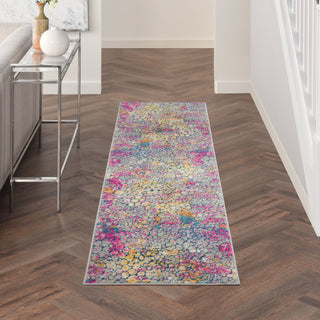 Nourison Passion PSN34 Yellow/Multi Area Rug Room Scene 4