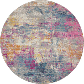 Nourison Passion PSN36 Ivory/Multi Area Rug Round