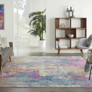 Nourison Passion PSN36 Ivory/Multi Area Rug Room Scene Featured