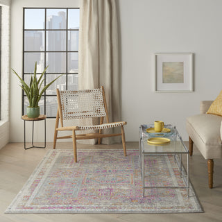 Nourison Passion PSN37 Grey/Multi Area Rug Room Scene 2