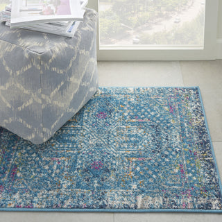 Nourison Passion PSN38 Blue Area Rug