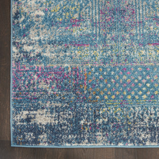 Nourison Passion PSN38 Blue Area Rug