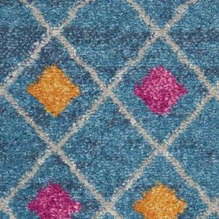 Nourison Passion PSN45 Blue/Multicolor Area Rug