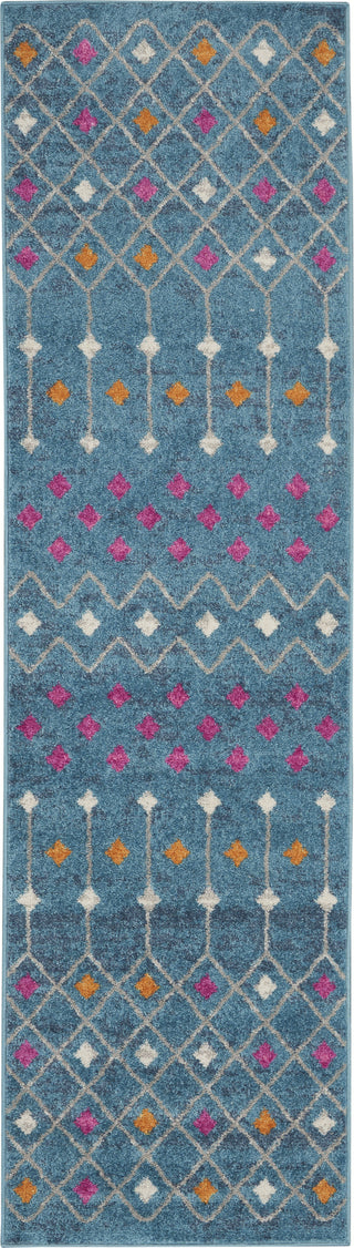 Nourison Passion PSN45 Blue/Multicolor Area Rug