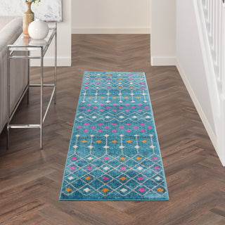 Nourison Passion PSN45 Blue/Multicolor Area Rug