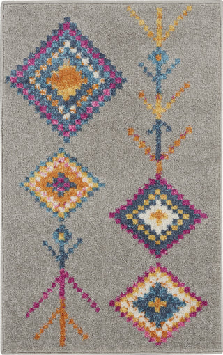 Nourison Passion PSN46 Grey/Multi Area Rug