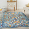 Nourison Passion PSN47 Blue/Multicolor Area Rug