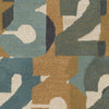Surya Peerpressure PSR-7000 Teal Hand Tufted Area Rug by Mike Farrell Sample Swatch