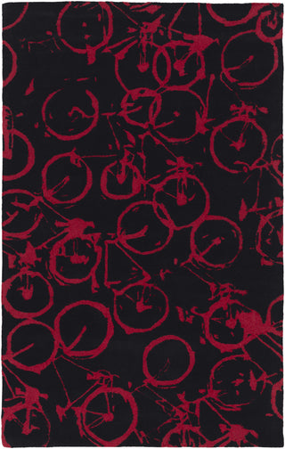 Surya Peerpressure PSR-7004 Cherry Area Rug by Mike Farrell 5' x 8'