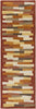 Surya Peerpressure PSR-7018 Burgundy Area Rug by Mike Farrell 2'6'' x 8' Runner