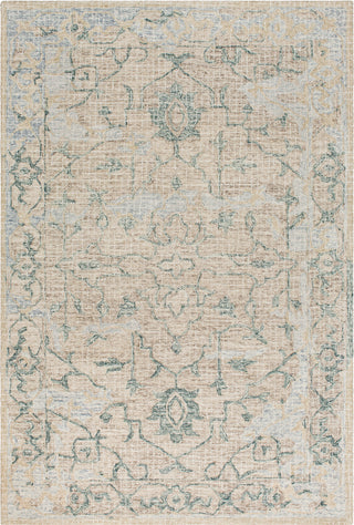 Surya Piastrella PST-2303 Dark Green Sage Medium Gray Khaki Cream Area Rug main image