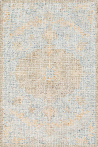 Surya Piastrella PST-2306 Medium Gray Cream Tan Light Camel Area Rug main image