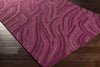 Surya Perspective PSV-36 Magenta Hand Tufted Area Rug 5x8 Corner