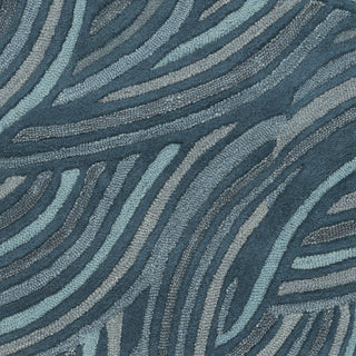 Surya Perspective PSV-39 Teal Hand Tufted Area Rug Sample Swatch