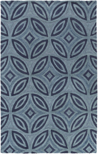 Surya Perspective PSV-40 Teal Area Rug 5' x 8'